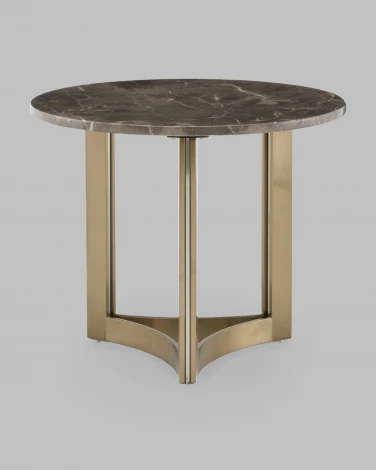 Журнальный столик Кассия 60*60 см темная керамика Stool Group арт.УТ000041501