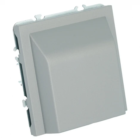 Вывод кабеля (платиново-серый, soft touch) Stekker Эмили 50222