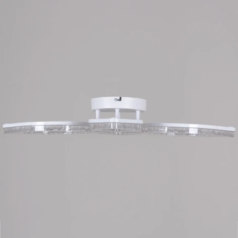 Потолочная люстра светодиодная на штанге с регулировкой цветовой температуры, яркости и ночным режимом Reluce 69290-0.3-2+2 WH