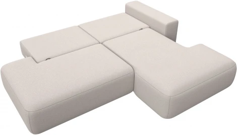 Диван угловой Лига-036 НПБ Модерн правый угол Лига Диванов (Замша) арт.127782