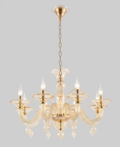Подвесная люстра Crystal Lux Caetano SP-PL8 SMOKE