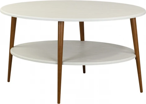 Стол журнальный BeautyStyle 29 белый/бук Mebelik арт.009065