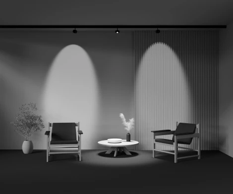 Трековый светильник магнитный 15W 48V Maytoni Lens TR217-4-15WTW-DS-B