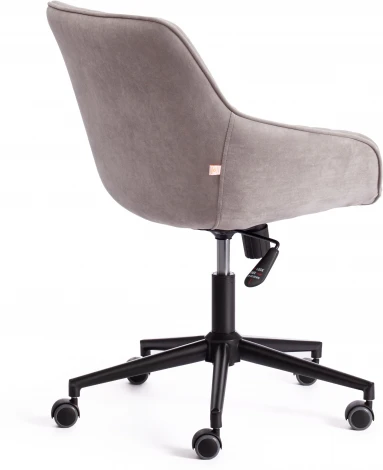 Компьютерное кресло игровое Tetchair DUBLIN (Велюр/Светло-серый)