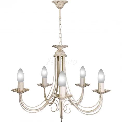 Люстра подвесная Day&Night, 5 ламп, бежевый с золотом