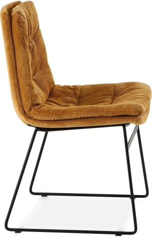 Обеденный стул Vitra ОГОГО Обстановочка! (Вельвет/Бежевый,Черный) арт.930824