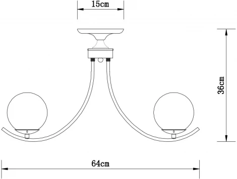 Потолочная люстра Arte Lamp Scarlett A2715PL-5AB