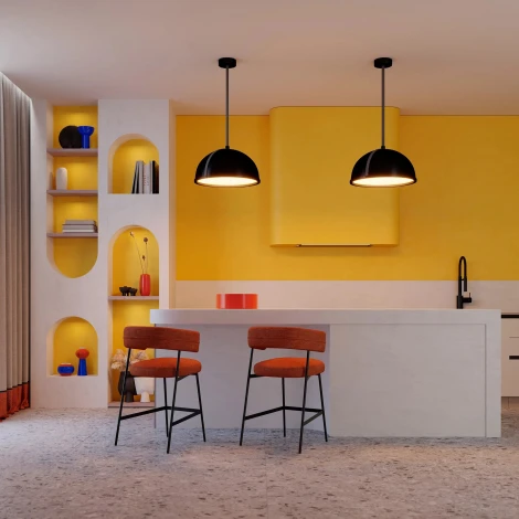 Подвесной светильник светодиодный SP-STERI-ADEOLL-HANG-D500xH1500-30W Warm3000 (BK, 100deg, 230V) (Arlight, Металл) 053859