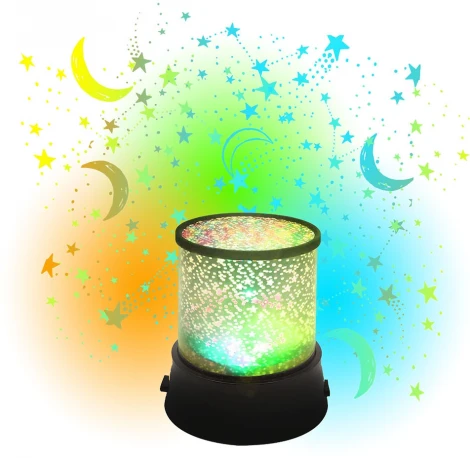 Настольный ночник 692/L LED(черный) звездное небо Escada Mantica LED