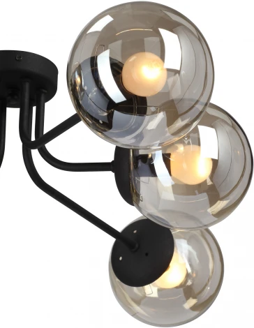 Потолочная люстра на штанге V4997-1/6PL Vitaluce (220V, шар)