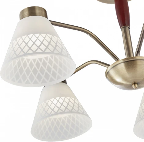 Потолочная люстра на штанге Arte Milano Napoli-6350 336350/8 AB (220V)