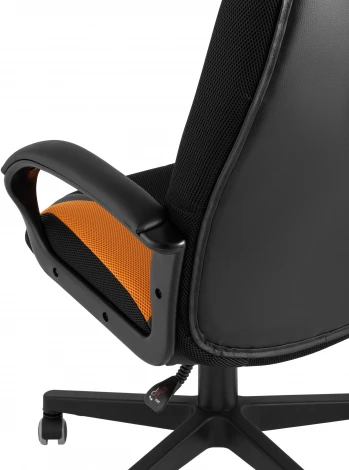 Кресло игровое ST-CYBER черный/оранжевый Stool Group 9 УТ000035037
