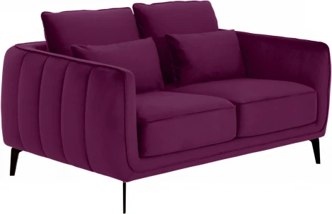 Диван Amsterdam двухместный ОГОГО (арт.342696), (Ткань/Фиолетовый)