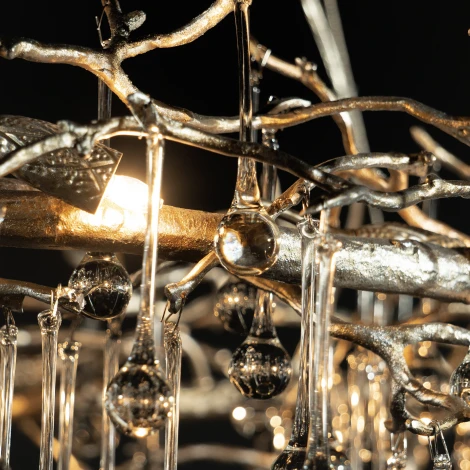 Подвесная люстра Loft IT Bijout 10068/1000 SG (220V, на тросе, ветки)