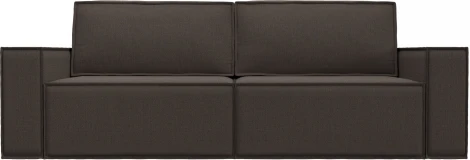 Диван прямой Куба (Коричневый/Рогожка) Лига Диванов арт.124096