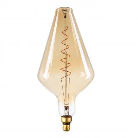 Лампочка светодиодная филаментная прозрачная груша E27 8W Thomson Vintage Flexible Wine Glass TH-B2184