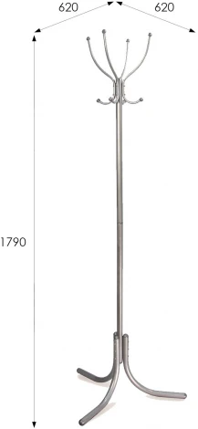 Вешалка напольная М 3 металлик от фабрики Mebelik