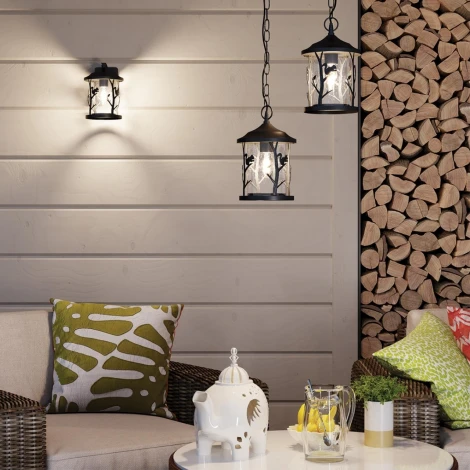 Настенный фонарь уличный Odeon Light Cuita 4963/1W (220V, круглые, животные, IP44)