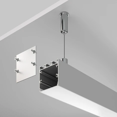 Алюминиевый профиль подвесной -накладной 35x35 Maytoni Led Strip ALM-3535B-S-2M