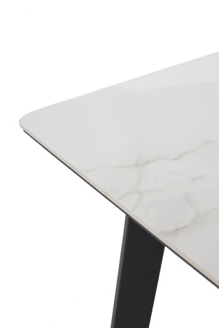 Стол ТИК ТАК 120 цвет PANDORA LIGHT Пандора, керамика / Черный каркас M-City 64653