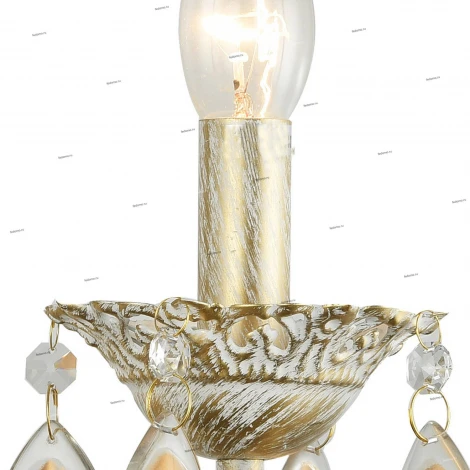 Бра Arte Lamp Ciondolo A5676AP-1WG (220V, подвески, подсвечник, свеча)