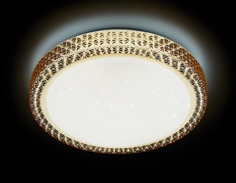 Потолочный светильник Ambrella Orbital Crystal F86 CF 72W D500