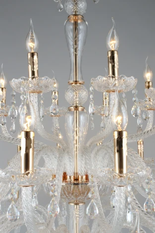 Подвесная большая люстра Aployt Halina APL.811.03.42 (220V, на цепи, свеча)