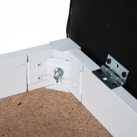 Банкетка Ретро М с ящиком белый, ткань меркурий Mebelik 009369