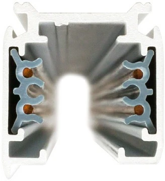 Подвесной/накладной шинопровод трехфазный Nowodvorski Ctls Track White 8715 (220V)
