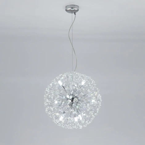 Подвесная люстра Citilux Betsy EL322P09.1 (220V, хрусталь, на тросе, шар)