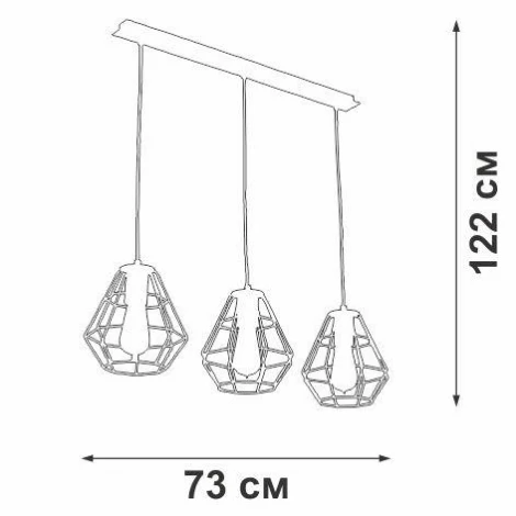 Подвесной светильник Vitaluce V4389 V4389-1/3S (220V)