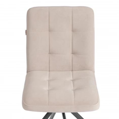 Стул обеденный Medeo Tetchair (Металл,Велюр/Бежевый) арт.24993