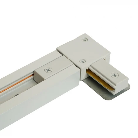 Коннектор угловой однофазный для шинопровода белый Feron LD1021 51899