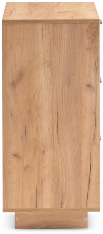 Комод Woodville Эго К-3 на подиуме дуб крафт золотой / камень темный 455856