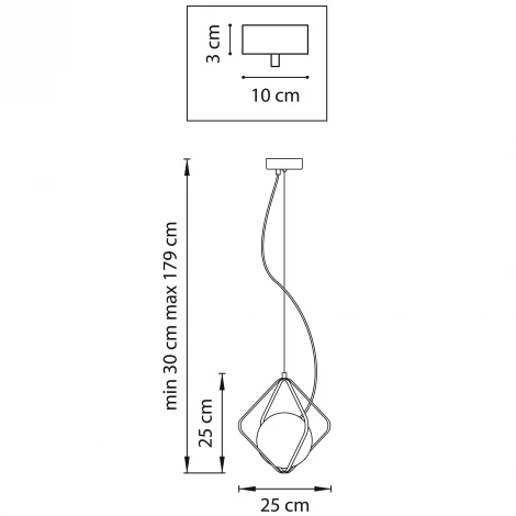 Подвесной светильник Lightstar Globo 803317 (220V, на тросе, шар)