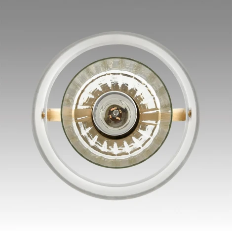 Подвесной светильник Lumion Jane 6593/1 латунь/белый, металл/текстиль, стекло E14 1*40W 220V (на проводе, круглые)