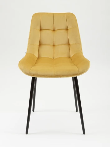Стул MyFar Феникс горчичный велюр MF1034-1