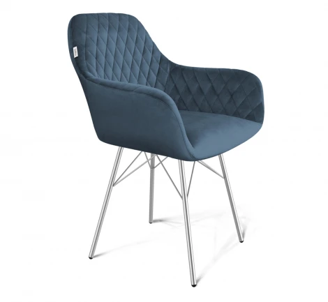 Стул Sheffilton SHT-ST38/S64 тихий океан/хром лак 4067113506