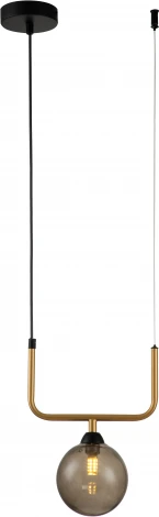 Подвесной светильник Piano V000173 (11021/1P Smoke) (220V, на тросе, шар)