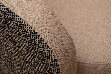 Кресло Garda Decor Napoli-3K-Santo300-BEG+Santo302-CHZOL (Темно-серый)