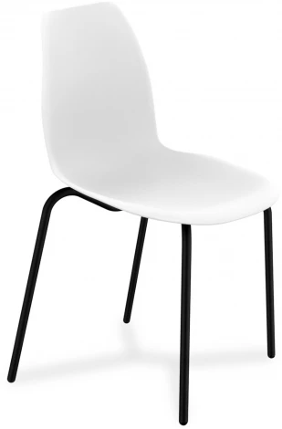 Стул SHT-ST29/S130 белый/черный муар Sheffilton 6102655404