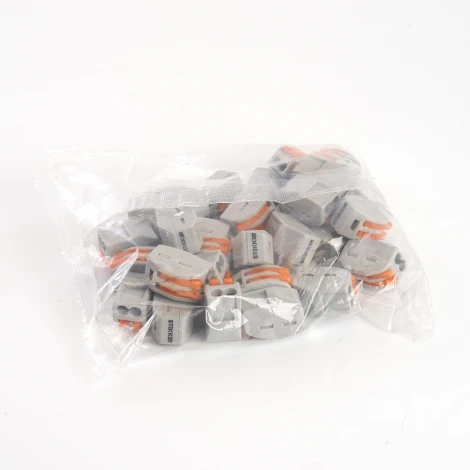 Клемма рычажковая 2-х проводная Stekker 39866