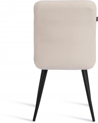 Стул обеденный Medeo Tetchair (Флок/Молочный,Черный) арт.24648