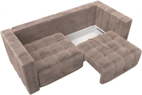 Диван прямой Лига-052 НПБ Лига Диванов (Велюр) арт.128753