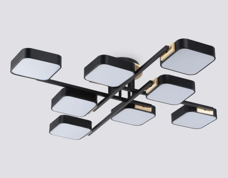 Потолочная люстра светодиодная на штанге с регулировкой цветовой температуры Ambrella COMFORT FL4890 (220V)