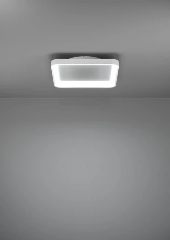 Потолочный светильник светодиодный Eglo Loretello 901248 12W(LED), 350X350, пластик, сталь, белый, 2700-6500K