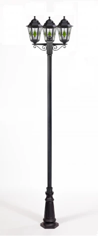 Наземный фонарь Oasis Light PETERSBURG lead GLASS 79810lgB B2 Bl