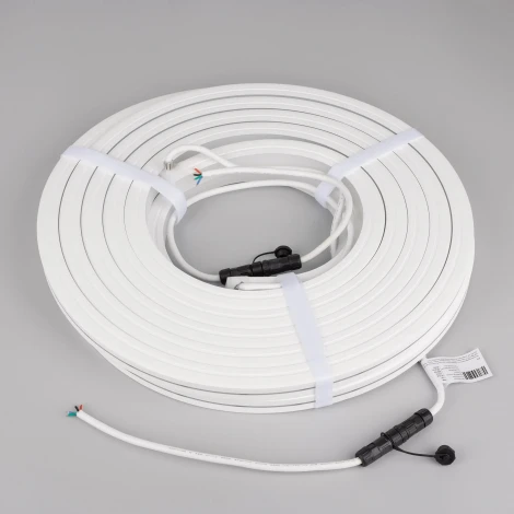 Светодиодная лента герметичная MOONLIGHT-PRO-TOP-X360-20x20mm 24V RGB (12 W/m, IP67, 10m, wire x2) (Arlight, Вывод боковой) 054984