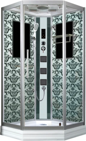 Душевая кабина Niagara Lux 7717W хром, металлик