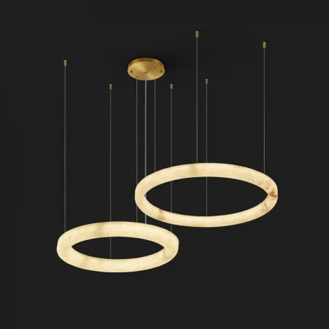 Подвесная люстра Fluorite Modum FL1031-20P (LED, 220V, на тросе, кольцо)